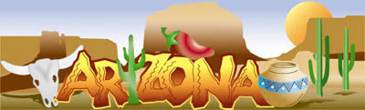 6F795DB1-0CC7-4006-935A-BFDF787C4A75.jpeg ARIZONA Title Travel Colored DieCut 1pc 2”X8” AZ - Image 1
