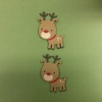 Christmas REINDEER Custom Scrapbook Die Cuts