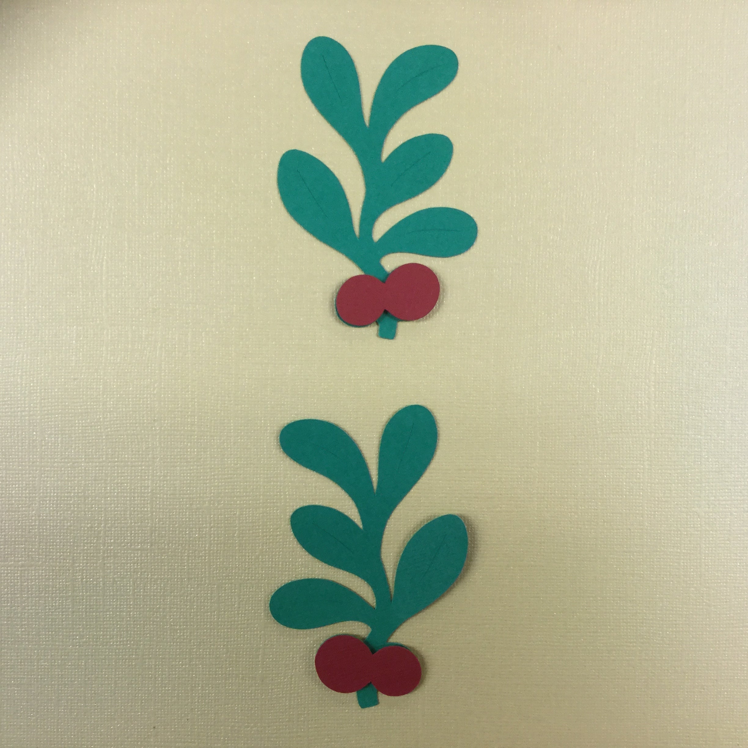 6FB7CAD2-05C7-47A7-9E8F-56705AE544E7.jpg Christmas HOLLY BERRIES Custom Scrapbook Die Cuts - Image 1