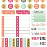 Paper House Life Organized BUDGET WEEKLY PLANNER Sticker Pack