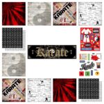 Scrapbook Customs KARATE 12"X12" Scrapbook Kit 13pc - Image 2