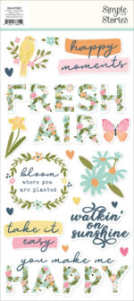 Simple Stories FRESH AIR FOAM STICKERS 3D Titles - Image 3