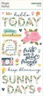 Simple Stories FRESH AIR FOAM STICKERS 3D Titles - Image 2