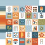 Echo Park SUMMER VIBES 12"X12" DoubleSided Scrapbook Paper - Image 2
