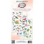49 and Market KALEIDOSCOPE BOTANICAL Rub-On Transfers