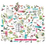 49 and Market Kaleidoscope MINI LASER CUT ELEMENTS 130pc - Image 2