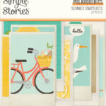 Simple Stories SUMMER SNAPSHOTS Polaroid Bits & Pieces DieCuts 22pc