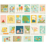 Simple Stories SUMMER SNAPSHOTS Polaroid Bits & Pieces DieCuts 22pc - Image 2