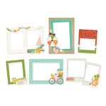 Simple Stories SUMMER SNAPSHOTS Chipboard Frames 6pc - Image 2