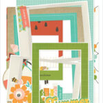 Simple Stories SUMMER SNAPSHOTS Chipboard Frames 6pc