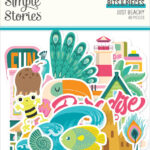 Simple Stories JUST BEACHY Bits & Pieces 60pc