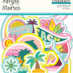 Simple Stories JUST BEACHY Sticker Bits 39pc