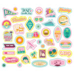 Simple Stories JUST BEACHY Sticker Bits 39pc - Image 2