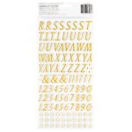 American Crafts Thickers A PERFECT MATCH Foam And Cardstock Letter Stickers - Image 2