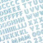 Thickers Pebbles SUNNY BLOOMS Foam Letter Stickers - Image 2