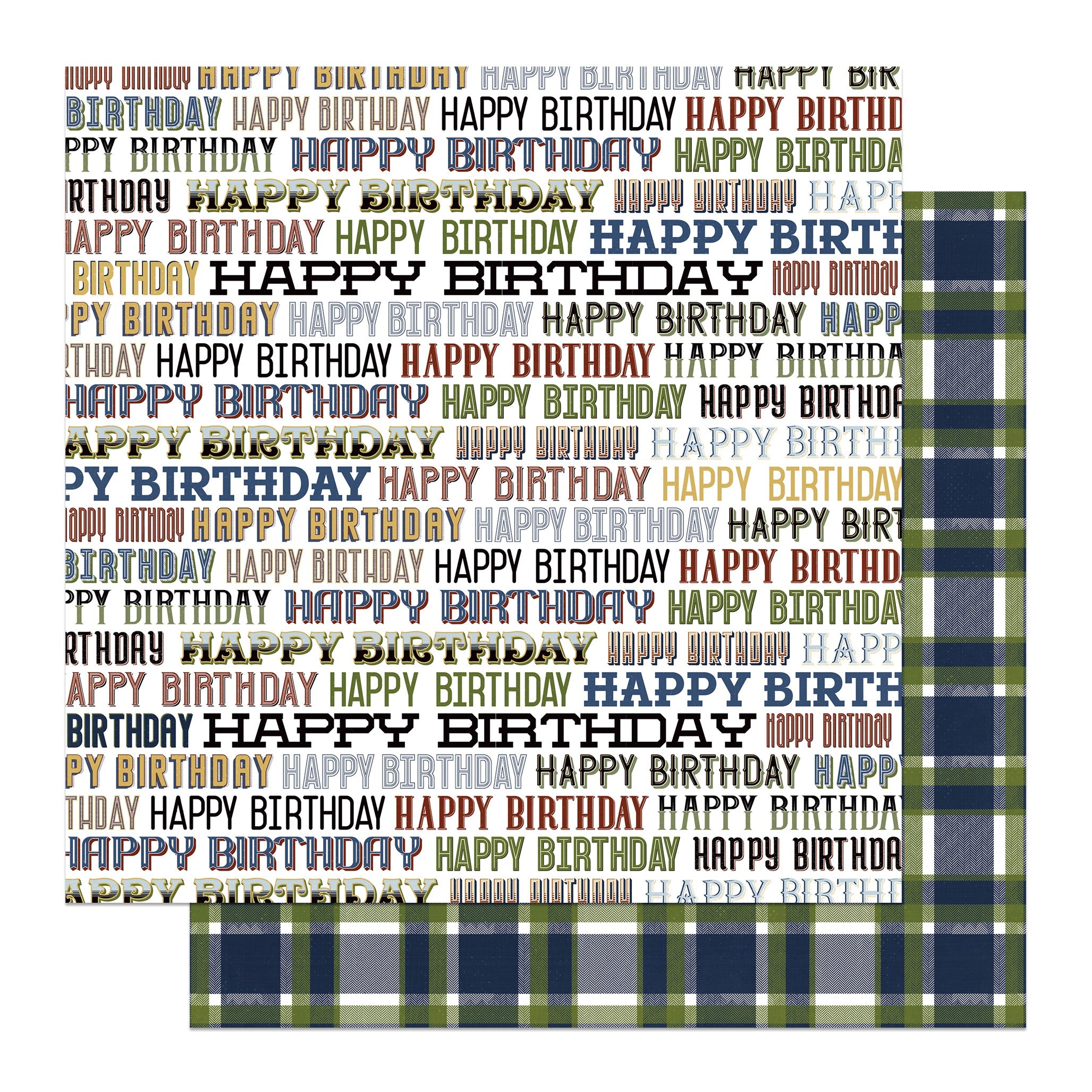703035PR.jpg Photoplay Birthday Bash YOU’RE A CLASSIC 12X12 Scrapbook Paper - Image 1
