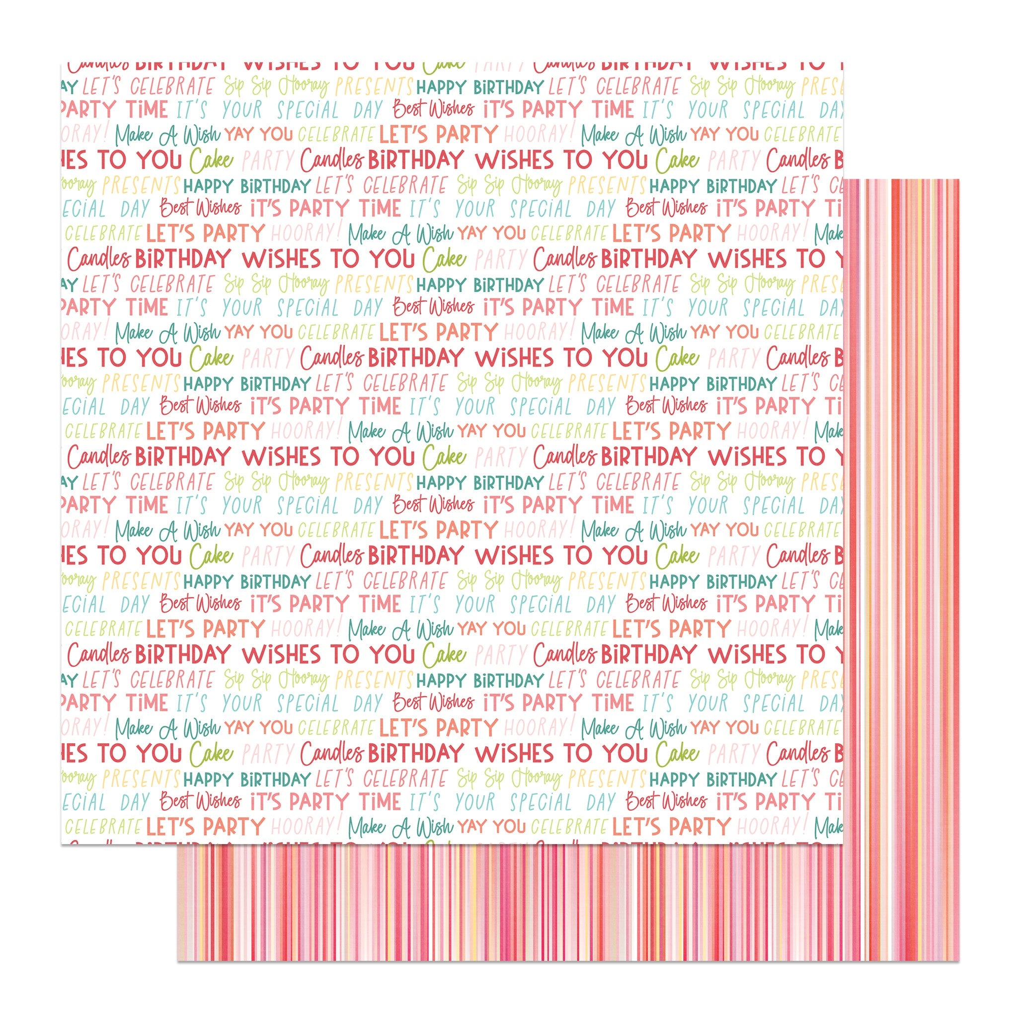 703045PR.jpg Photoplay Birthday Sparkle IT’S YOUR SPECIAL DAY 12X12 Scrapbook Paper - Image 1