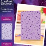 Crafter’s Companion Cosmic Collection COSMIC CONSTELLATION 2D Embossing Folder 1pc