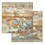 Stamperia SIR VAGABOND IN FANTASY WORLD KIT SBBL148 12"X12" Scrapbook Paper - Image 5