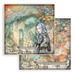 Stamperia SIR VAGABOND IN FANTASY WORLD KIT SBBL148 12"X12" Scrapbook Paper - Image 9