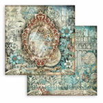 Stamperia SIR VAGABOND IN FANTASY WORLD KIT SBBL148 12"X12" Scrapbook Paper - Image 2