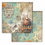 Stamperia SIR VAGABOND IN FANTASY WORLD KIT SBBL148 12"X12" Scrapbook Paper - Image 3