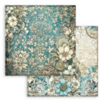 Stamperia SIR VAGABOND In Fantasy World White Flow SBB977 12"X12" Scrapbook Paper