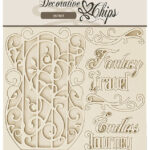 Stamperia Decorative Chips SIR VAGABOND Fantasy World Chipboard 9pc