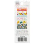 Pink Paislee JOYFUL NOTES Washi Tape 8pc - Image 2