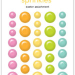 Doodlebug Bunny Hop EASTER Sprinkles 45pc