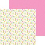 Doodlebug Bunny Hop MAY FLOWERS 12x12 Scrapbook Paper