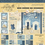 Graphic 45 BEACH IS CALLING 12X12 Scrapbook Collection Pack