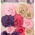 Studio Light Jeanine’s Mindful VICTORIAN DREAMS PAPER FLOWERS 11