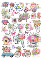 Little Birdie Deco WATER TRANSFER DECAL Sheet - Image 2