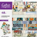 Crafters Companion MODERN MAN 8X8" Topper Pad 48 Sheets