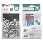 Tonic Studios A Very Festive Fayre WINTER VILLAGE 3D Embossing Folder - Image 2