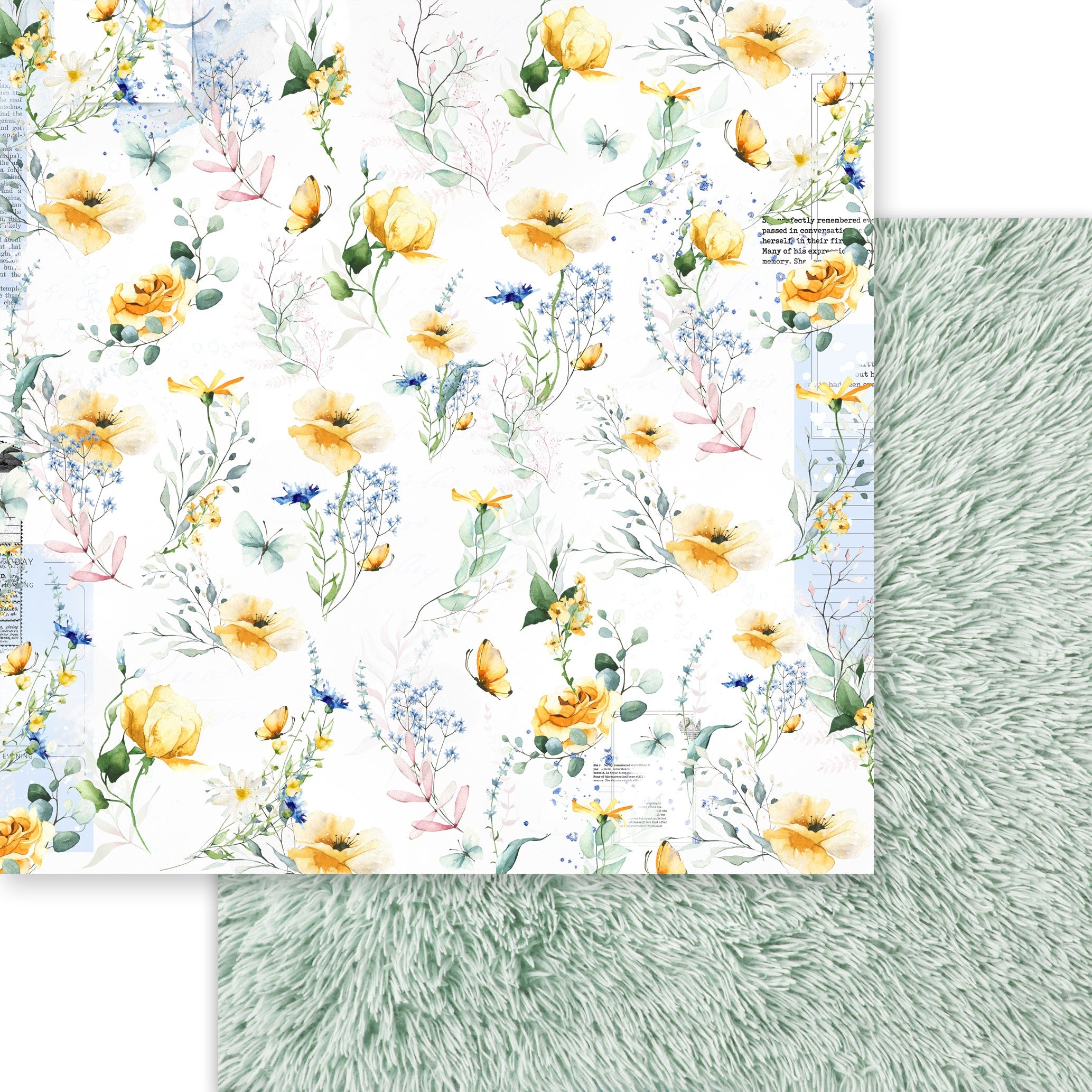 706763DT2_de077824-7cea-4b30-a5e1-855b548a7616.jpg Asuka Studio Floral Whispers Collection FLOWER FEST 12X12 Scrapbook Paper - Image 1