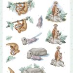 Yvonne Creations YOUNG AND WILD 3D Push Out Diecuts