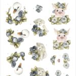 Precious Marieke ALL ABOUT ANIMALS 3D Push Out Diecuts