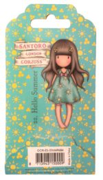 Santoro Gorjuss 22. HELLO SUMMER Cling Rubber Stamp 1pc - Image 2