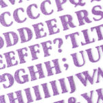 Thickers DREAMER Glitter Foam Alphabet Stickers - Image 3