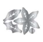 Crafters Companion CHRISTMAS POINSETTIA Metal Dies 4pc - Image 2