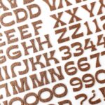 Thickers Jen Hadfield GROOVY DARLIN Glitter Foam Letter Stickers - Image 3