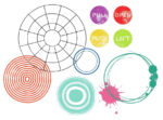 Vicki Boutin Bold + Bright FULL CIRCLE STAMPS 10pc - Image 4