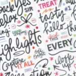 Thickers Vicki Boutin BOLD + BRIGHT Puffy Title Stickers 110pc - Image 2