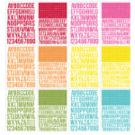 Simple Stories ColorVibe BRIGHTS Alpha Sticker Book - Image 2