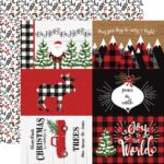 Echo Park LUMBERJACK CHRISTMAS Collection 12"X12" Scrapbook Paper - Image 3