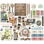 Simple Stories SIMPLE VINTAGE JUNK DRAWER Bits & Pieces 57pc - Image 2