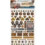 49 and Market RUST AND REVS Epoxy Coated Stickers - Image 2