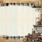 49 and Market RUST AND REVS 12"X12" Scrapbook Paper - Image 9